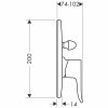 31484000 Hansgrohe Metris Jednouchwytowa bateria wannowa podtynkowa chrom